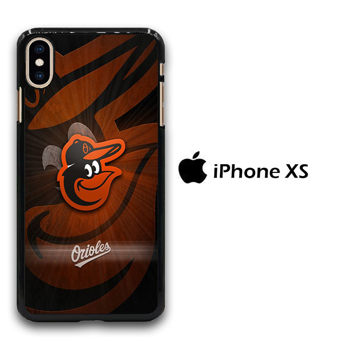 MLB Orioles Baltimore Logo iPhone Xs Case