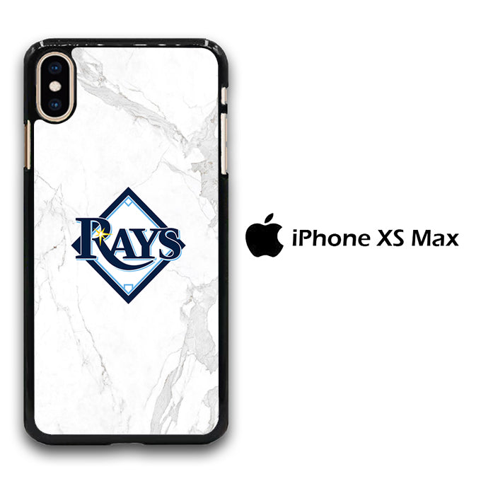 MLB Rays Logo Marble iPhone Xs Max Case