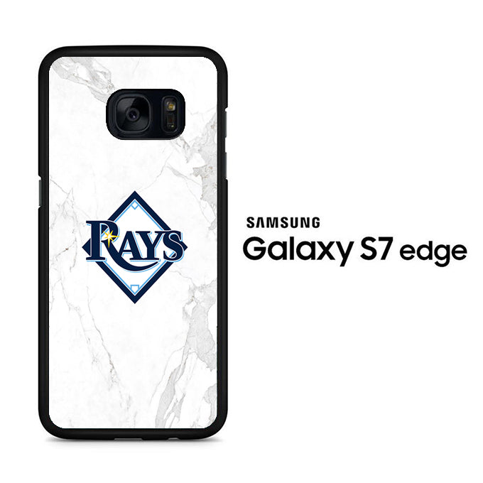 MLB Rays Logo Marble Samsung Galaxy S7 Edge Case