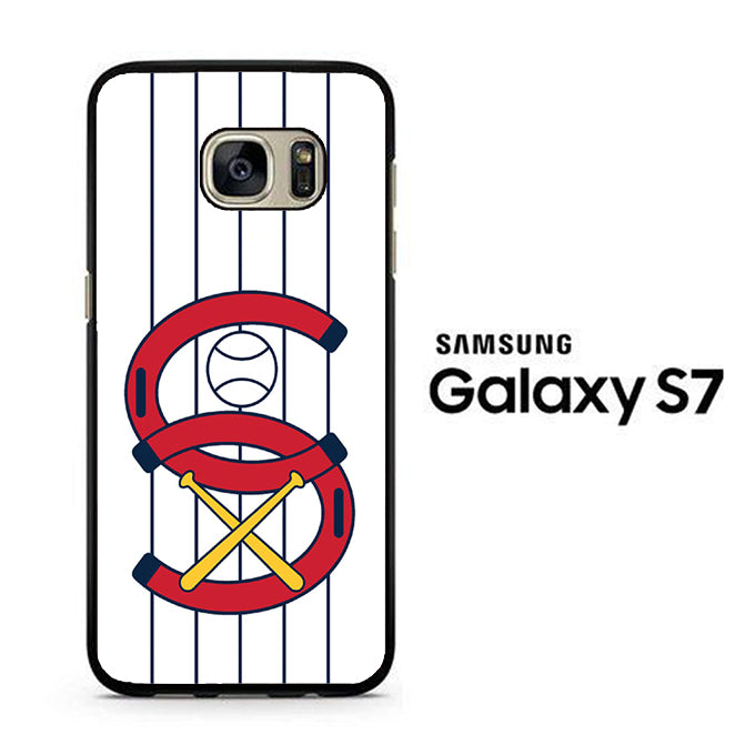 MLB White Sox White Samsung Galaxy S7 Case