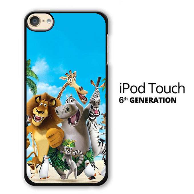 Madagascar On The Beach Holiday iPod Touch 6 Case - Ezzystore