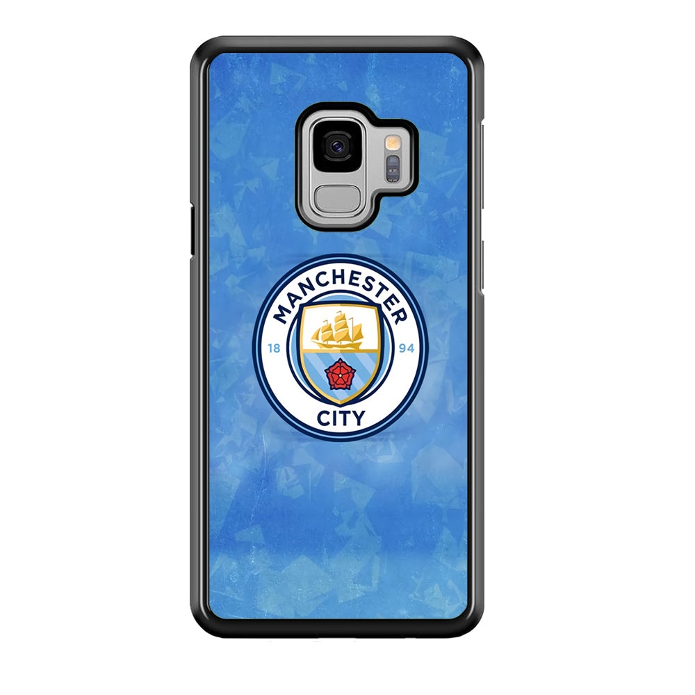 Manchester City Blue Abstract Samsung Galaxy S9 Case