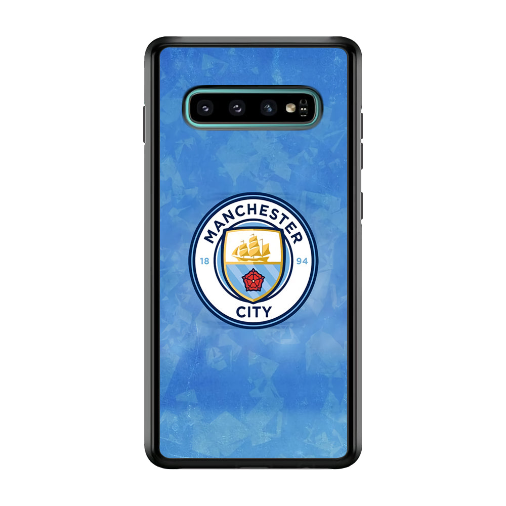 Manchester City Blue Abstract Samsung Galaxy S10 Plus Case