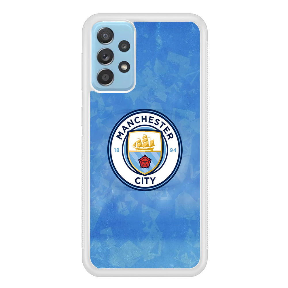 Manchester City Blue Abstract Samsung Galaxy A52 Case