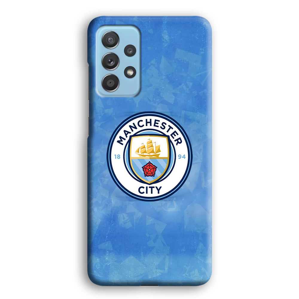 Manchester City Blue Abstract Samsung Galaxy A52 Case