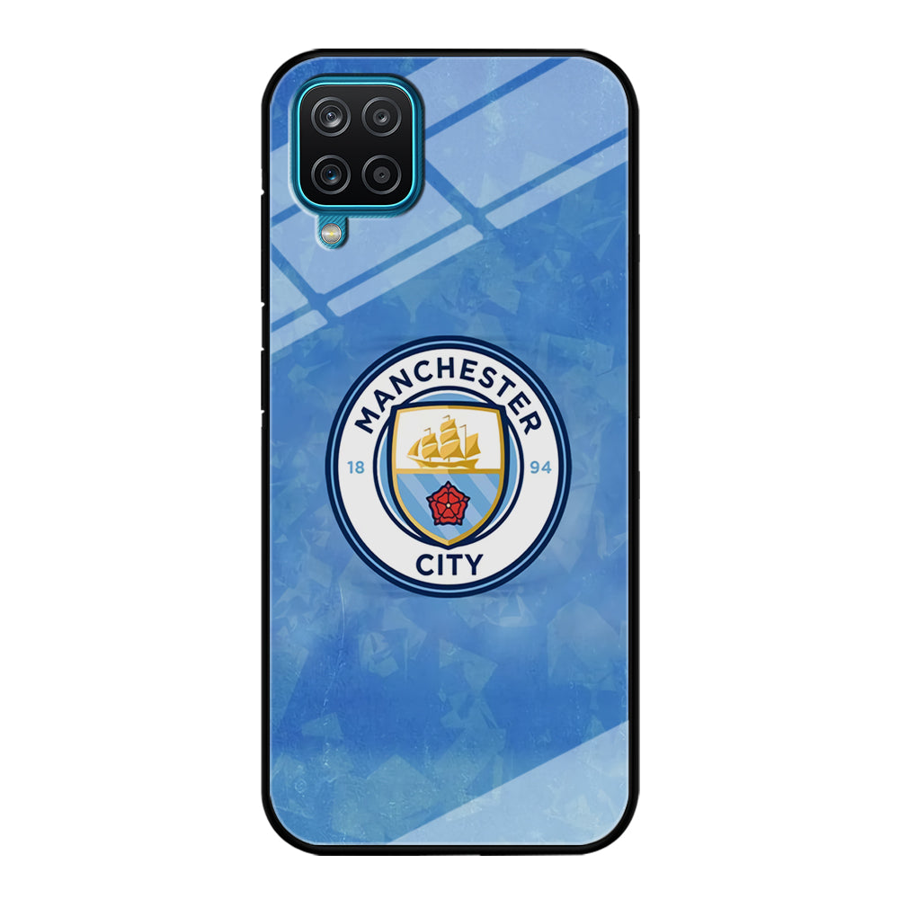 Manchester City Blue Abstract Samsung Galaxy A12 Case