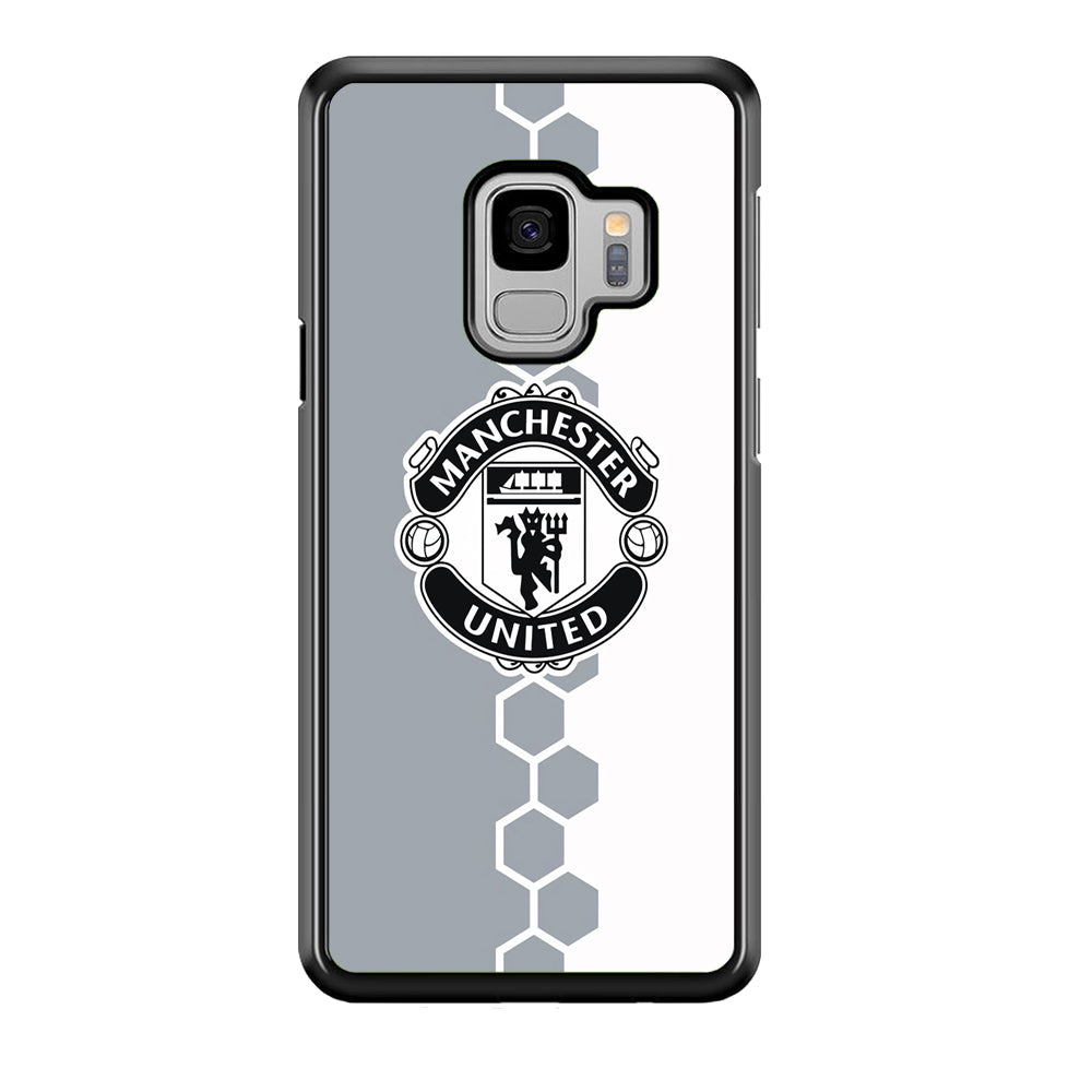 Manchester United Hexagon Pattern Samsung Galaxy S9 Case