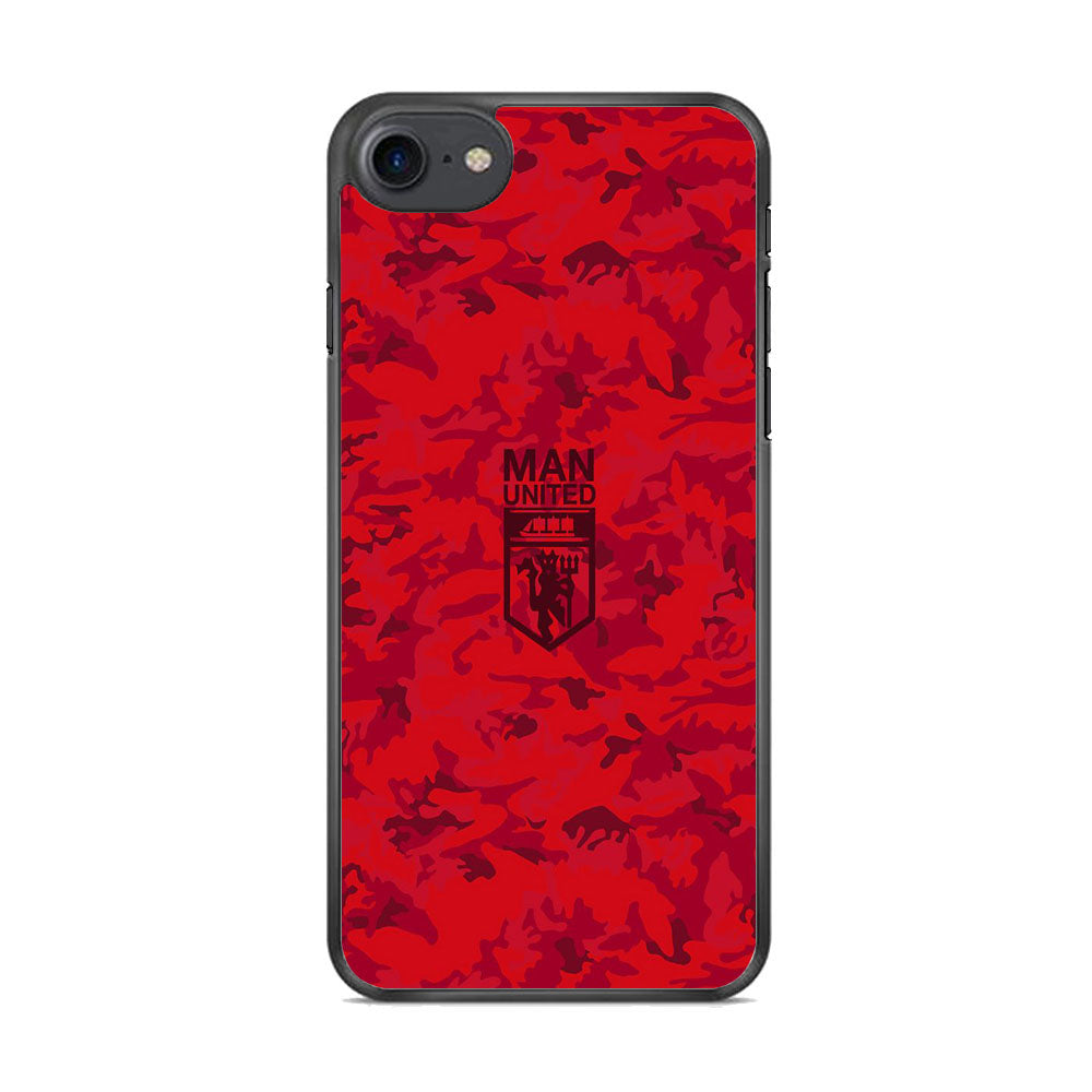 Manchester United Red Camo iPhone 8 Case