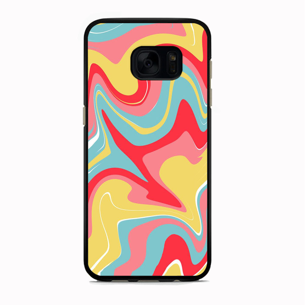 Marble Jam Colour Samsung Galaxy S7 Edge Case