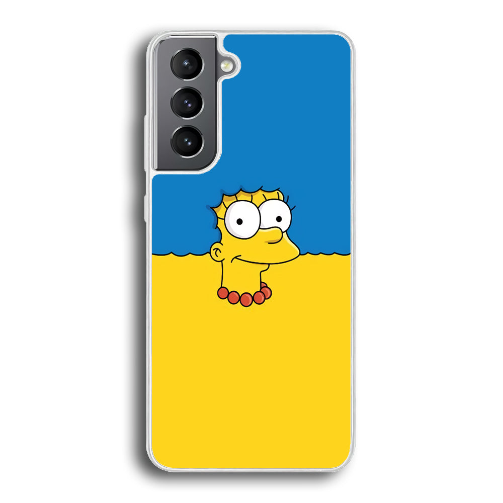 Marge Simpson Hair Samsung Galaxy S21 Case