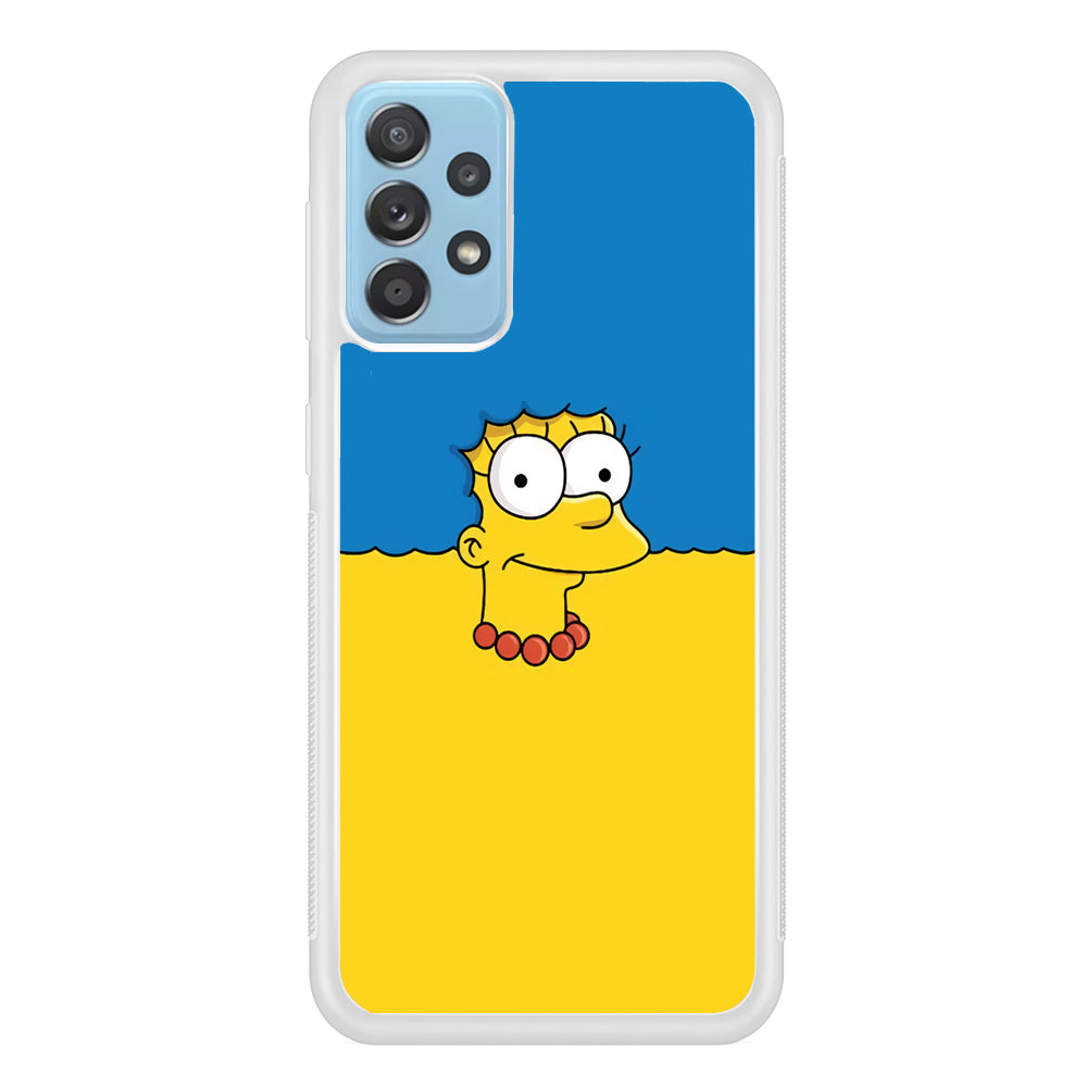 Marge Simpson Hair Samsung Galaxy A52 Case