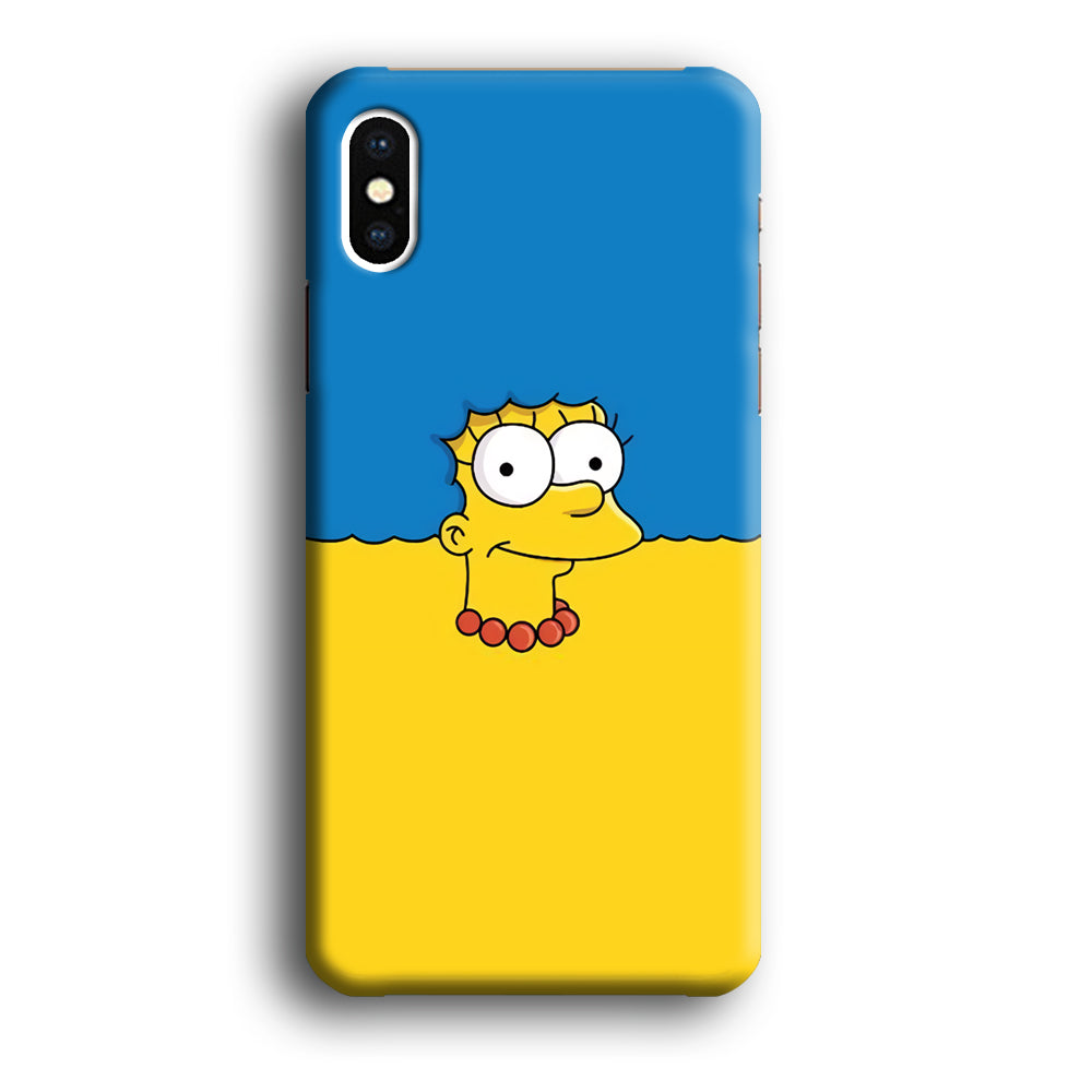 Marge Simpson Hair iPhone XS Case
