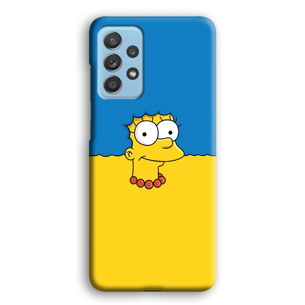 Marge Simpson Hair Samsung Galaxy A52 Case