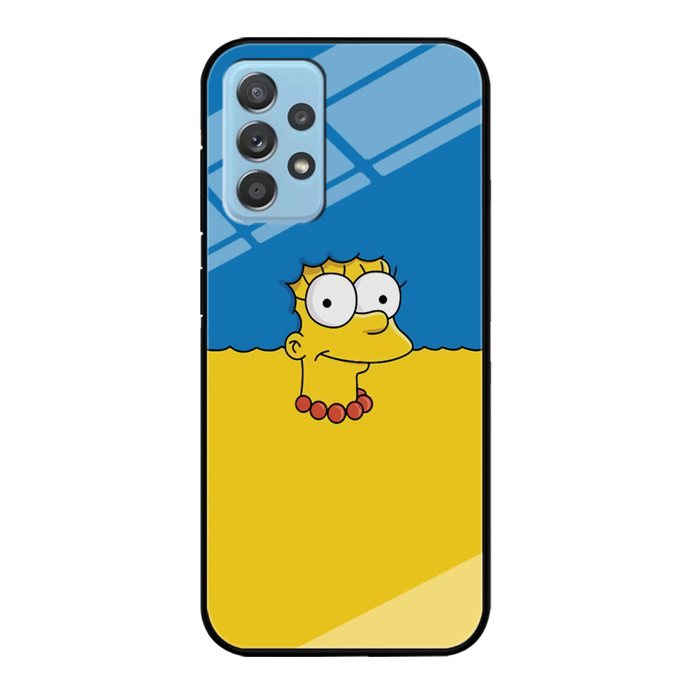 Marge Simpson Hair Samsung Galaxy A52 Case