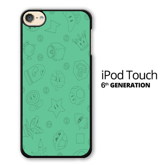 Mario Equipment Green iPod Touch 6 Case - Ezzystore
