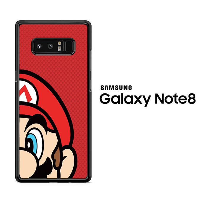 Mario Half Head Samsung Galaxy Note 8 Case