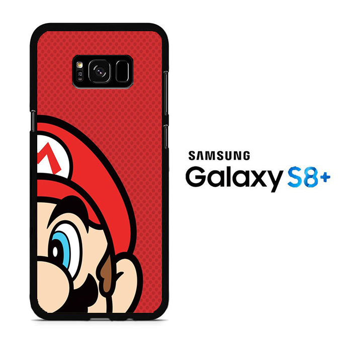 Mario Half Head Samsung Galaxy S8 Plus Case