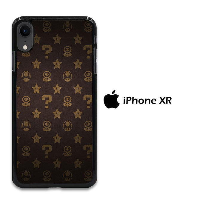 Mario Mushroom Plant And Star iPhone XR Case
