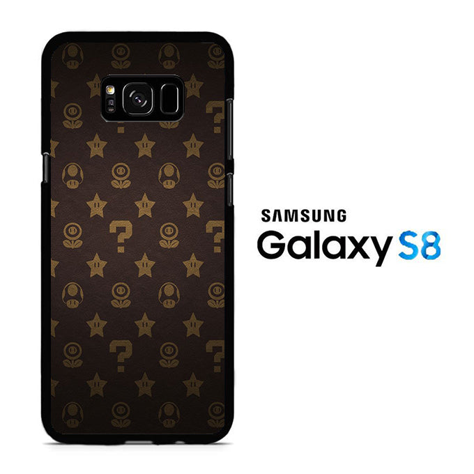 Mario Mushroom Plant And Star Samsung Galaxy S8 Case