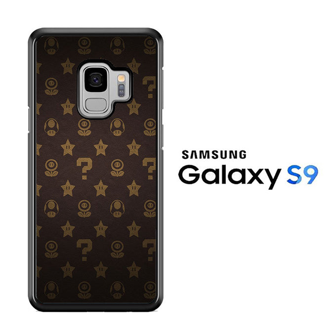 Mario Mushroom Plant And Star Samsung Galaxy S9 Case