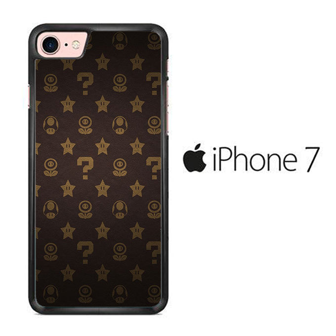 Mario Mushroom Plant And Star iPhone 7 Case