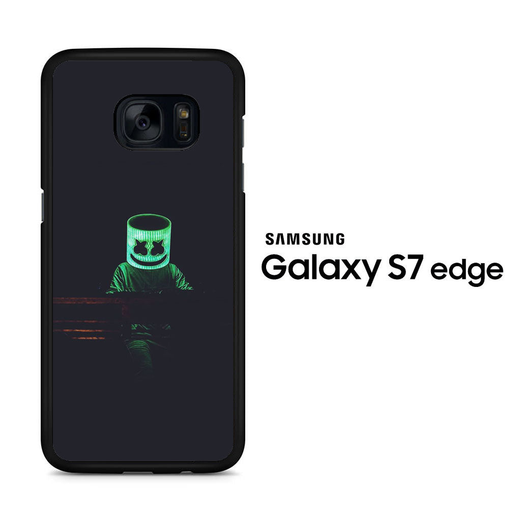 Marshmellow Light Neon Samsung Galaxy S7 Edge Case