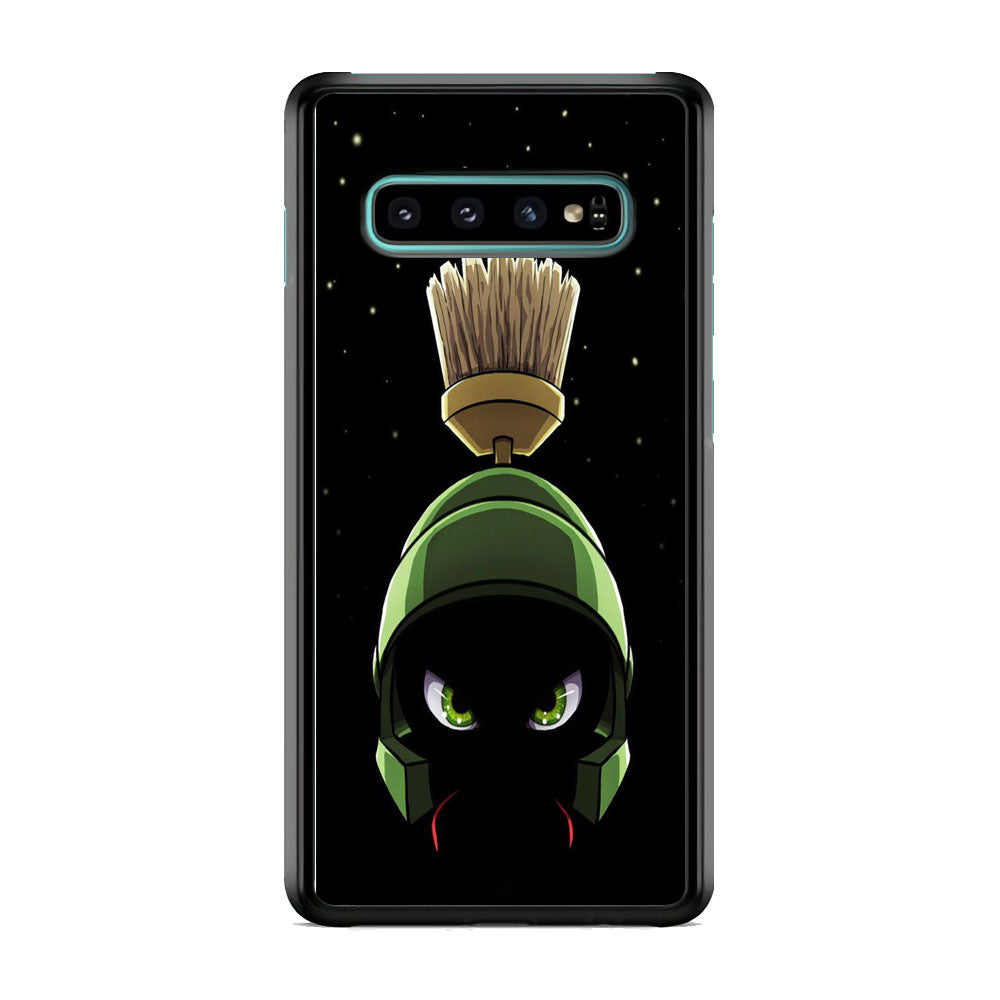 Marvin The Martian Midnight Black Samsung Galaxy S10 Case