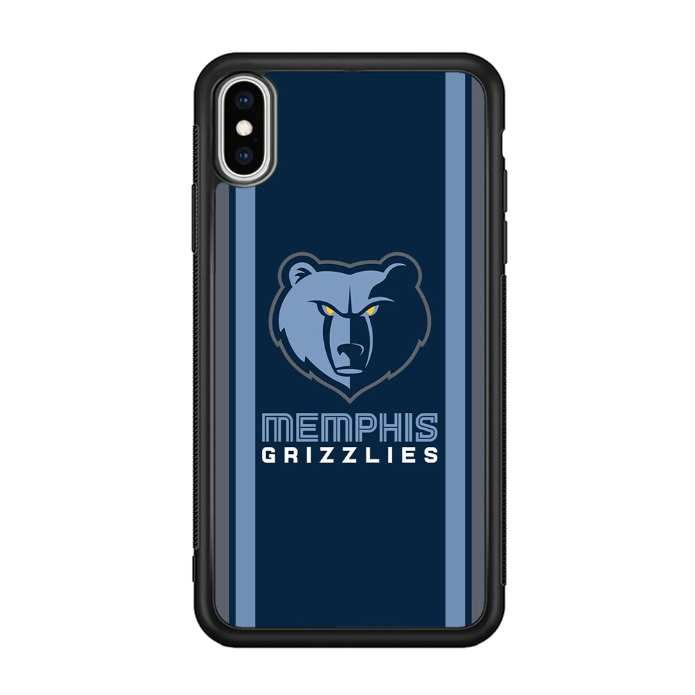 Memphis Grizzlies Stripe iPhone XS Case