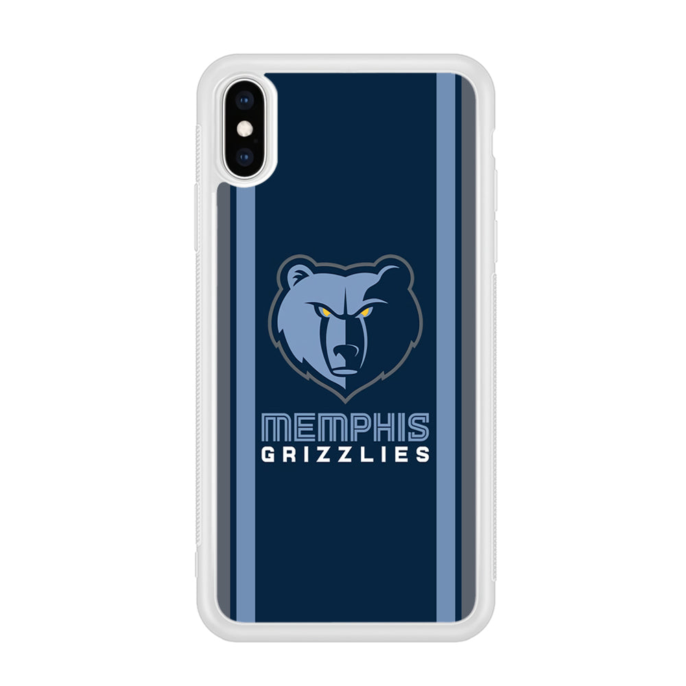 Memphis Grizzlies Stripe iPhone XS Case
