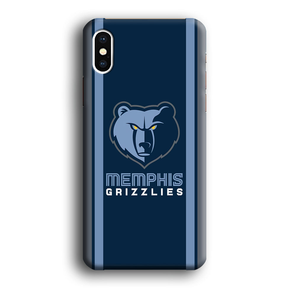 Memphis Grizzlies Stripe iPhone XS Case
