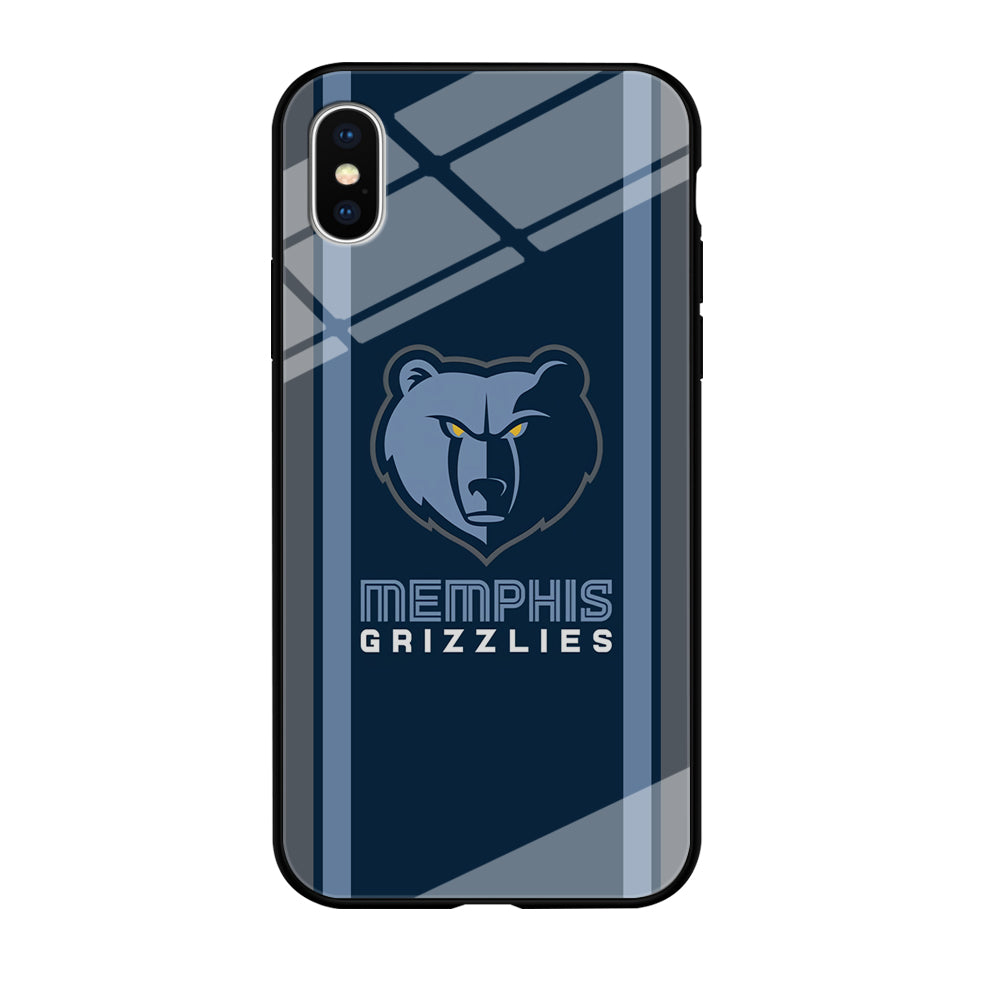 Memphis Grizzlies Stripe iPhone XS Case