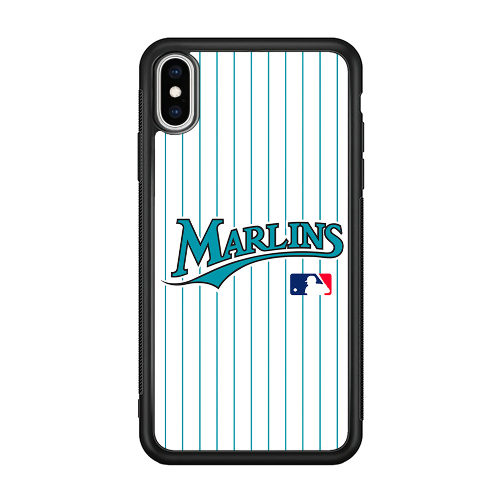 Miami Marlins Team iPhone XS Case