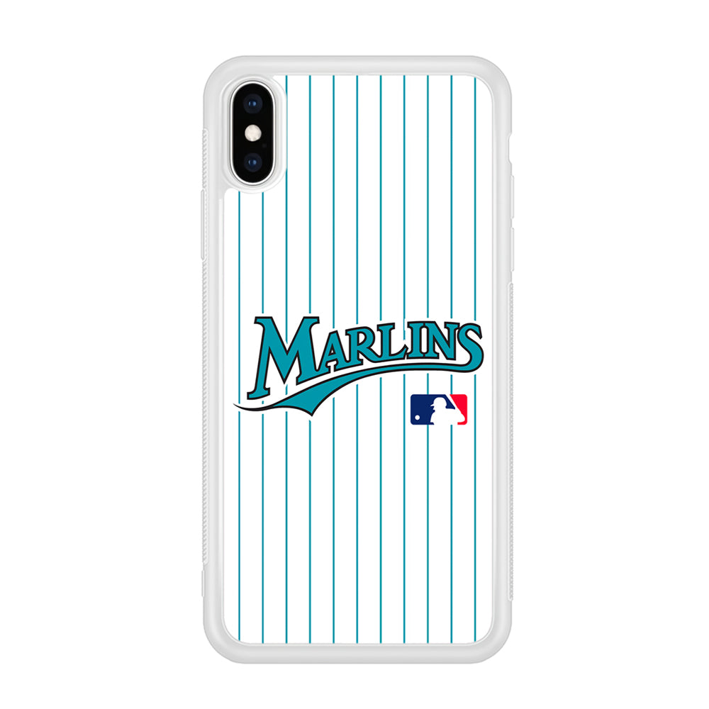 Miami Marlins Team iPhone XS Case