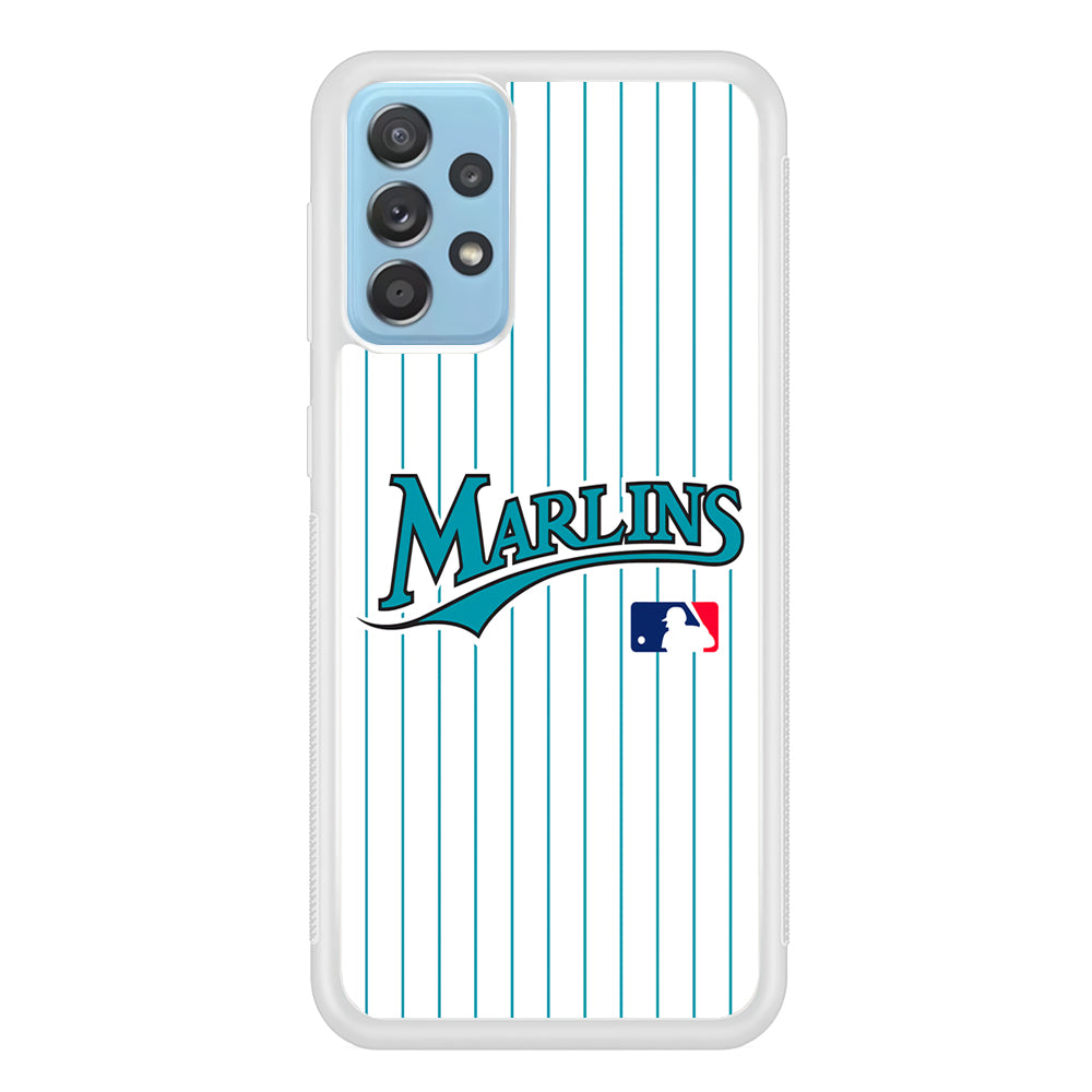 Miami Marlins Team Samsung Galaxy A52 Case