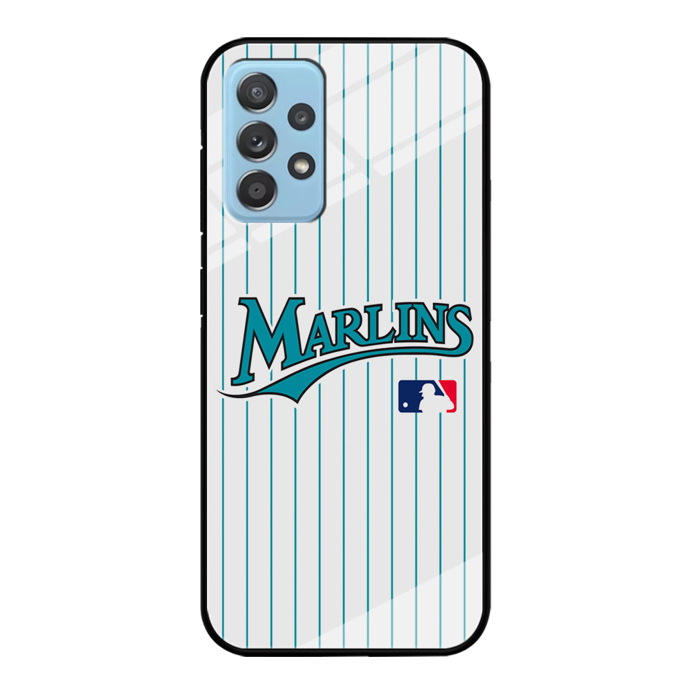 Miami Marlins Team Samsung Galaxy A52 Case