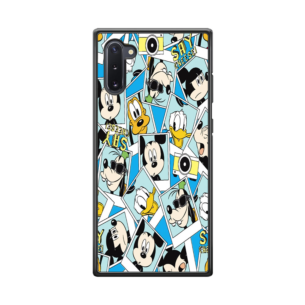 Mickey Family Photo In Frame Samsung Galaxy Note 10 Case