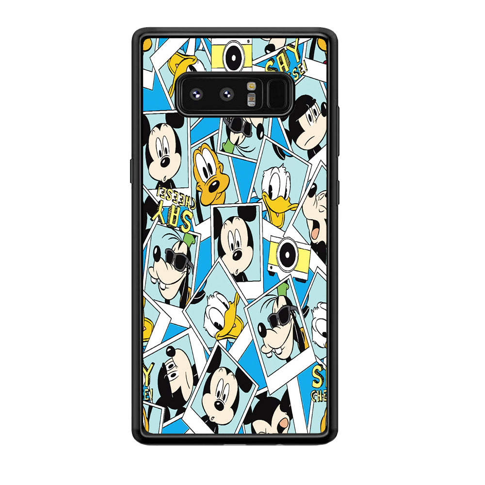 Mickey Family Photo In Frame Samsung Galaxy Note 8 Case