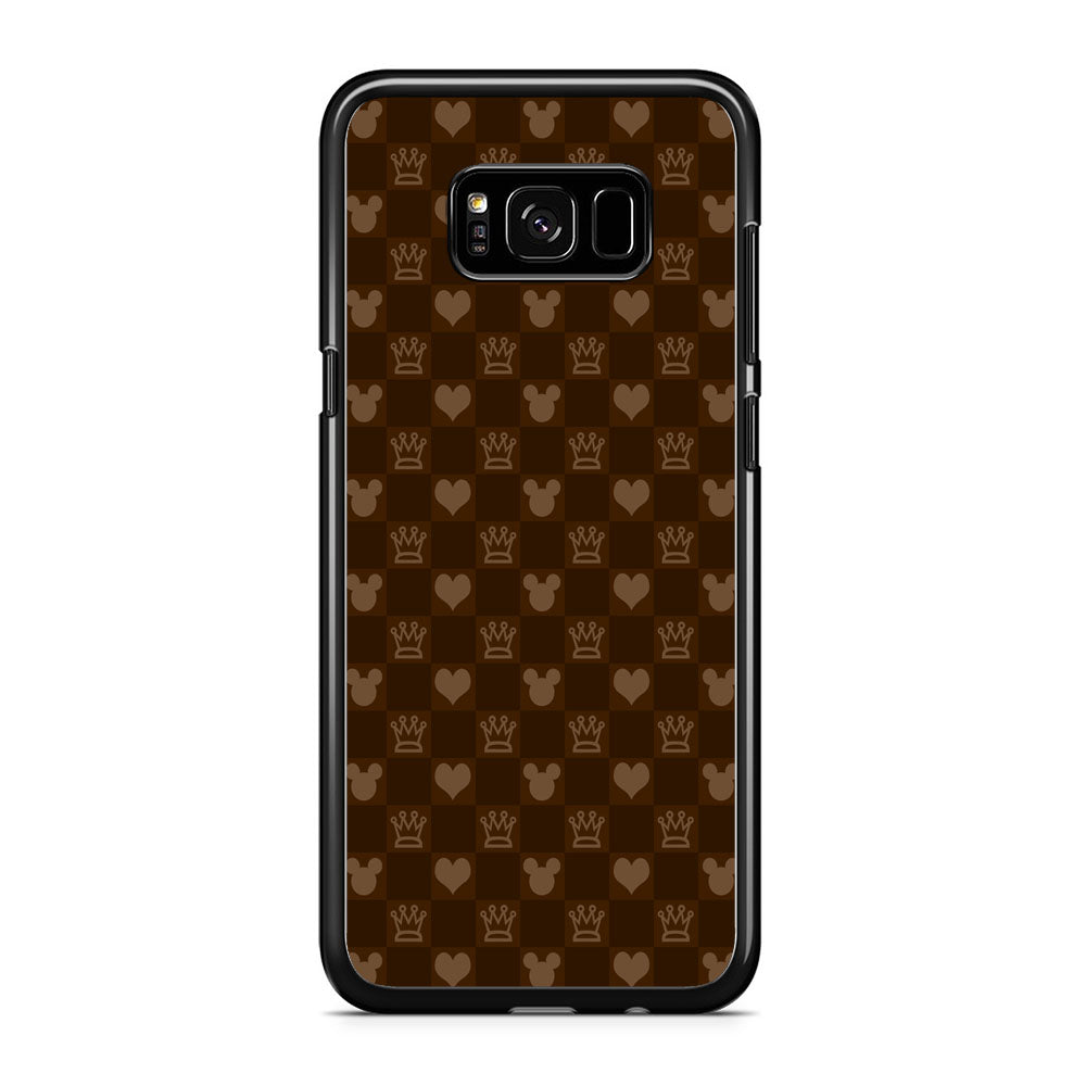 Mickey Mouse Doodle Logo Cube Chocolate Samsung Galaxy S8 Case