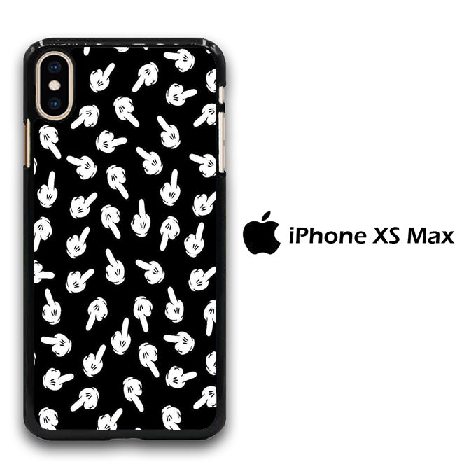 Mickey Mouse Fingers Up iPhone Xs Max Case