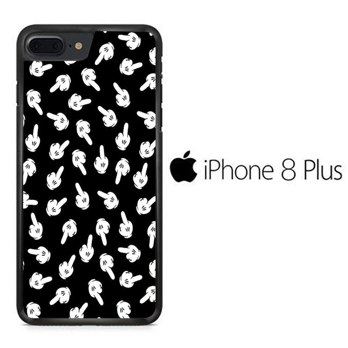 Mickey Mouse Fingers Up iPhone 8 Plus Case