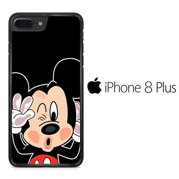 Mickey Mouse Stick In The Glass iPhone 8 Plus Case