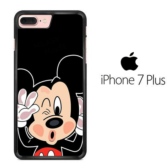 Mickey Mouse Stick In The Glass iPhone 7 Plus Case