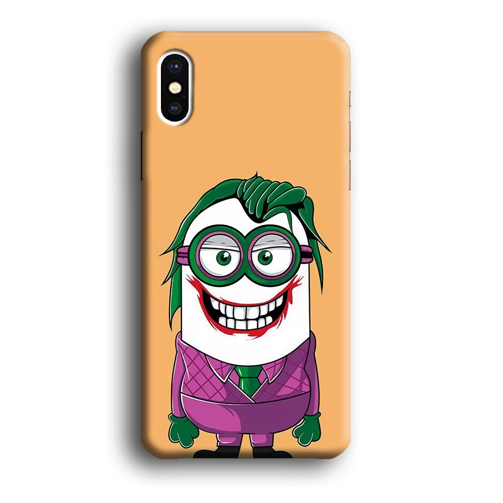 Minion Joker Mode iPhone XS Case