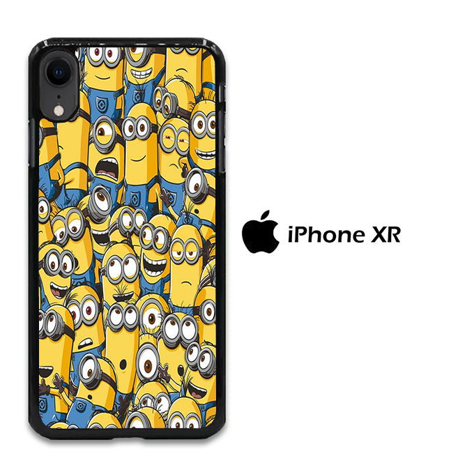 Minion Squad Wallpaper iPhone XR Case