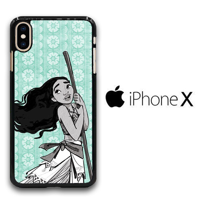 Moana Art Wallpaper iPhone X Case