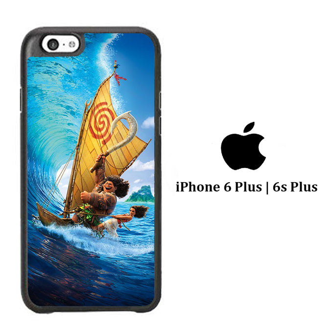 Moana Waves Surfing With Boat iPhone 6 Plus | 6s Plus Case