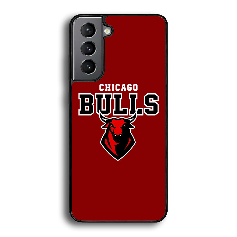 NBA Chicago Bulls Red Logo Samsung Galaxy S21 Case