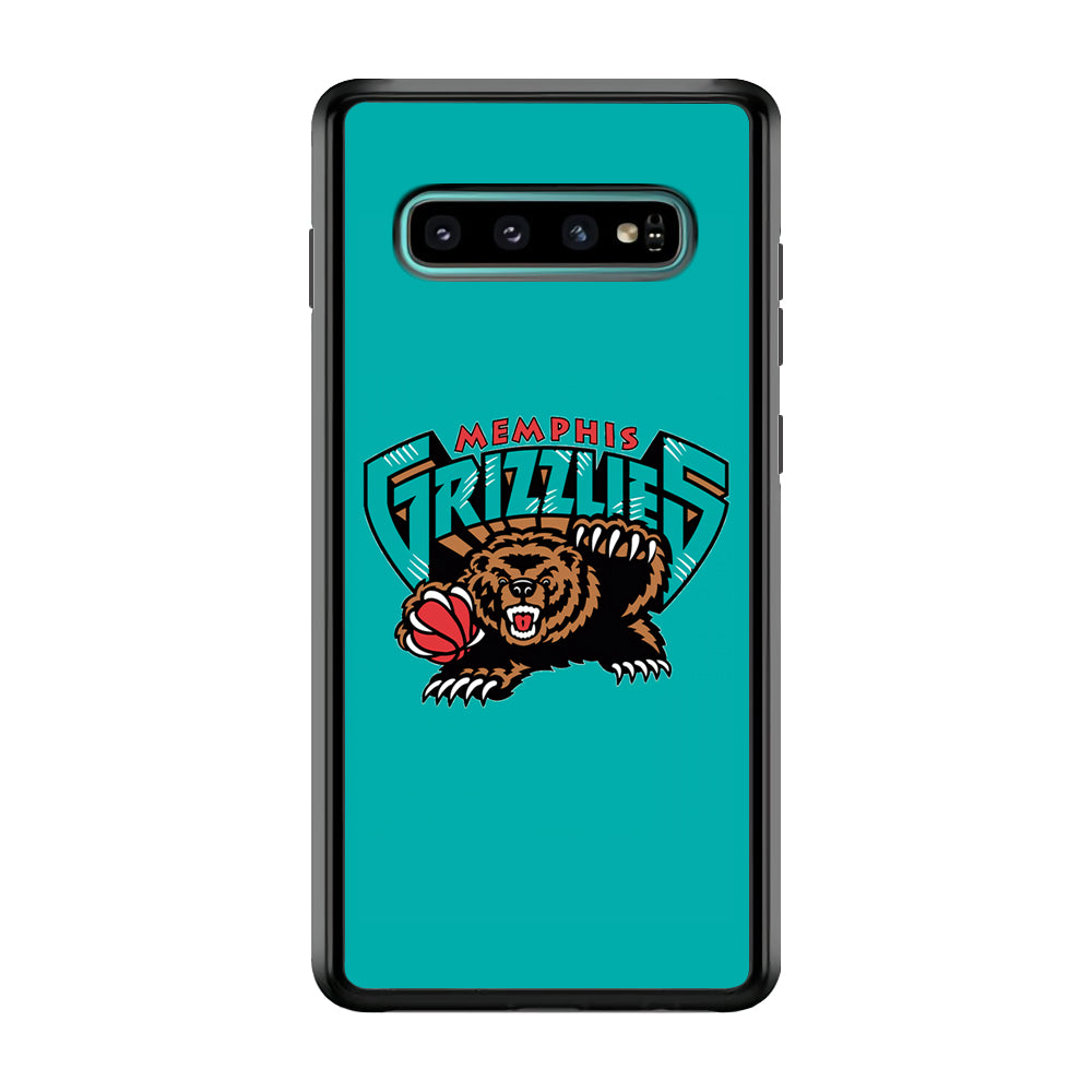 NBA Memphis Grizzlies Bear Logo Samsung Galaxy S10 Plus Case