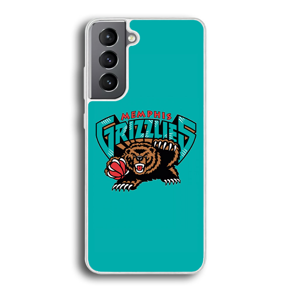 NBA Memphis Grizzlies Bear Logo Samsung Galaxy S21 Case