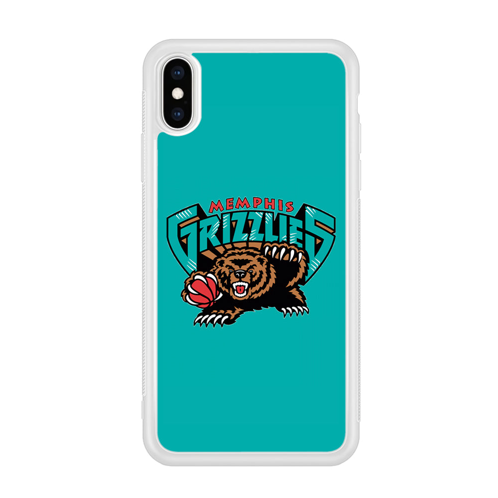 NBA Memphis Grizzlies Bear Logo iPhone XS Case